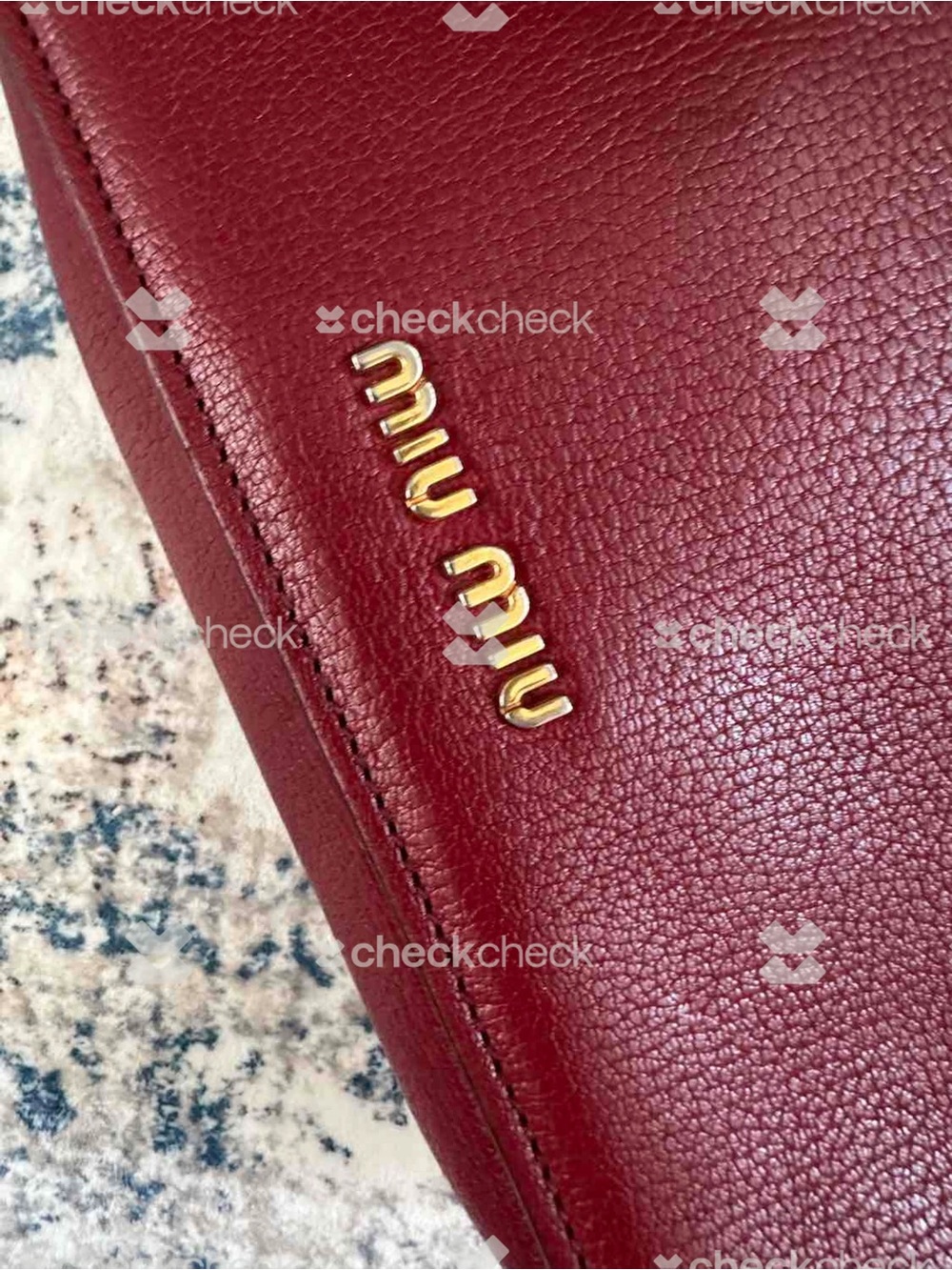 Miu Miu Bordeaux Leather Top-Handle Crossbody Bag - Picture 3 of 11